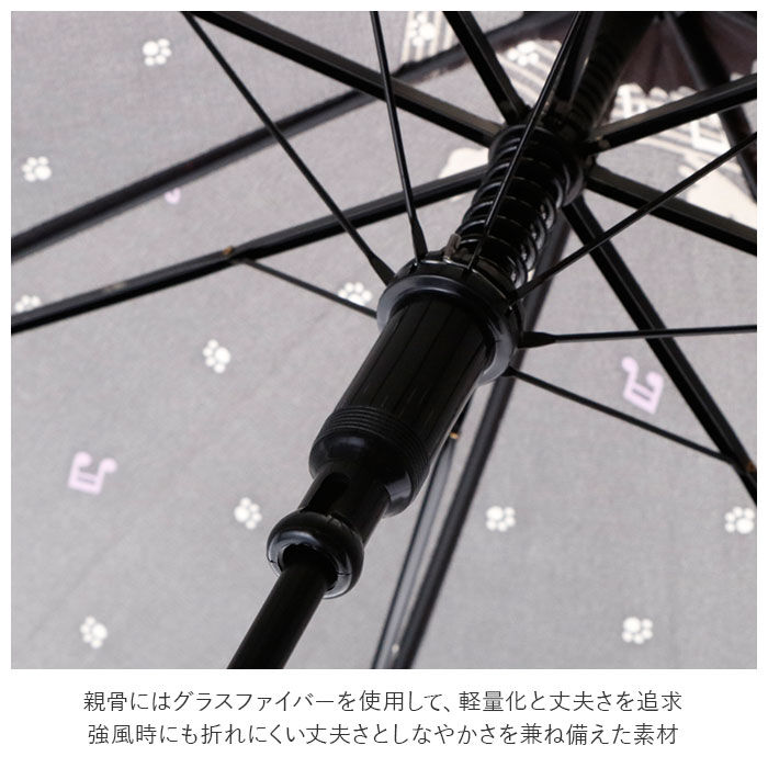 BACKYARD FAMILY「傘 レディース 長傘 通販 58cm 長傘 可愛い amusant sous la pluie」|傘|