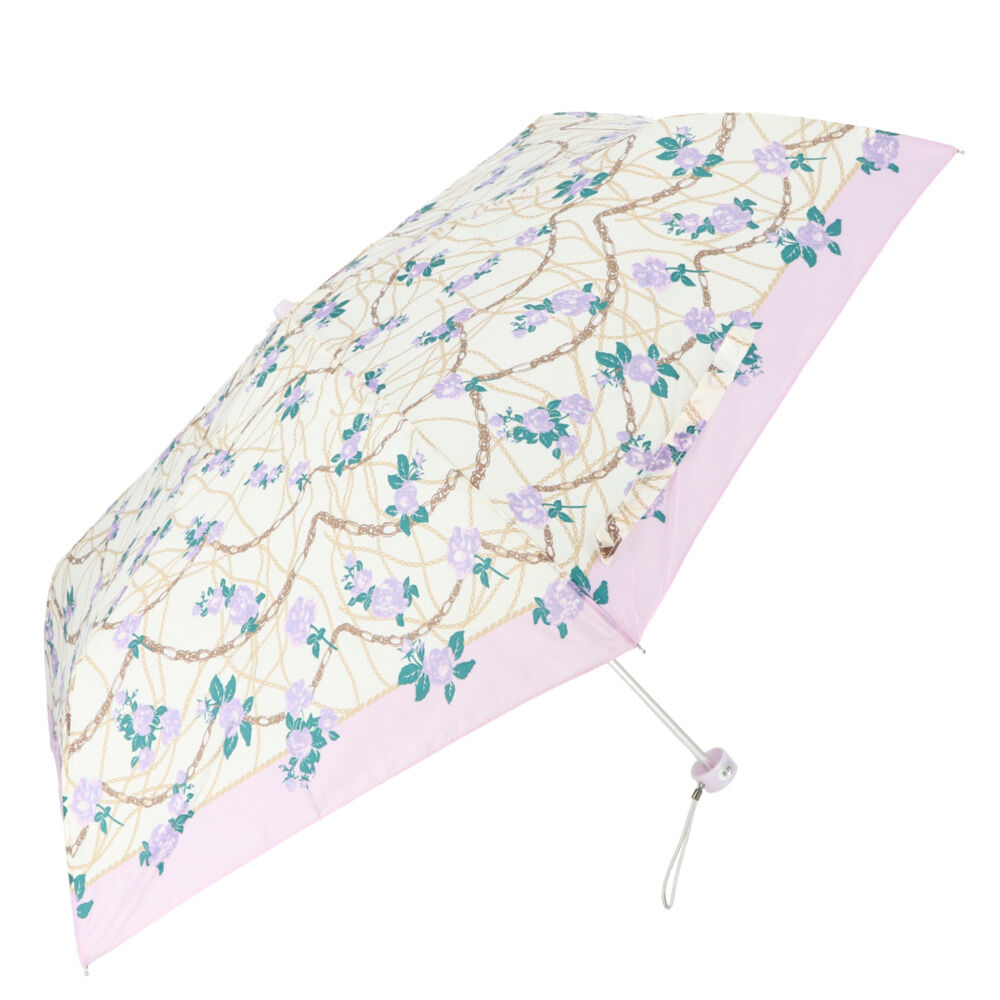 BACKYARD FAMILY「折りたたみ傘 レディース 通販 おしゃれ 50cm かわいい 折り畳み傘 女の子 軽量 雨傘」|傘|パープル1