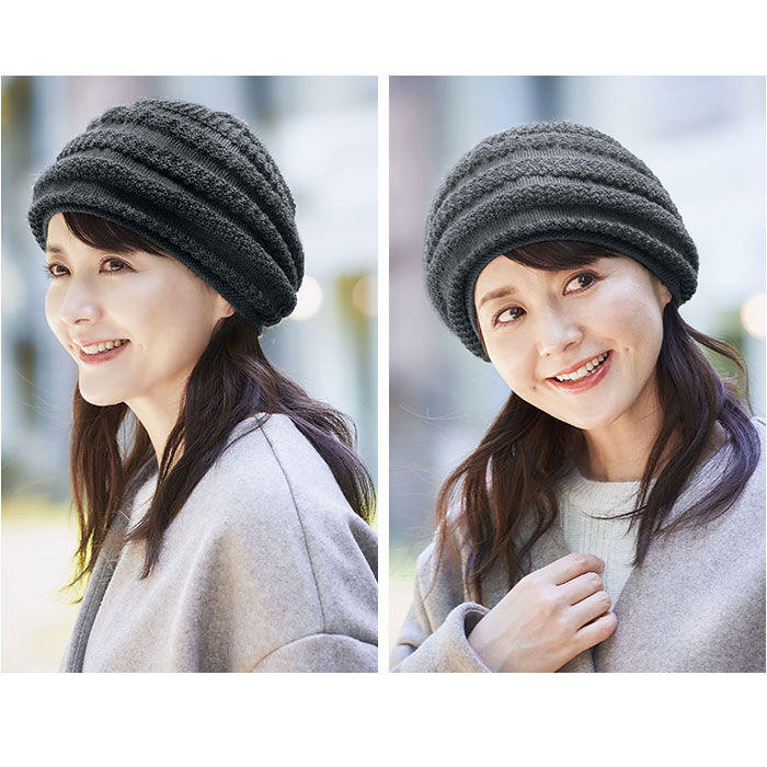 BACKYARD FAMILY「帽子 レディース ニット帽 通販 ニット帽子 室内帽子 ニット ぼうし 秋冬 あたたか帽子」|ニット帽|