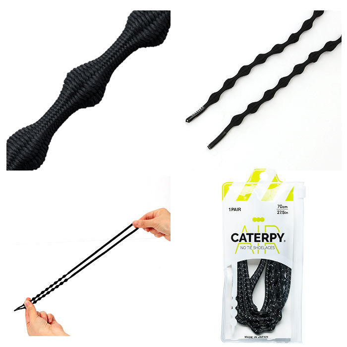BACKYARD FAMILY「靴紐 結ばない 通販 CATERPY キャタピー 55cm 70cm AIR CATERPY」|その他|