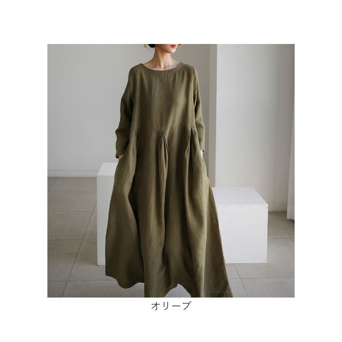BACKYARD FAMILY「ワンピース ロング 七分袖 通販 ロングワンピース マキシワンピース ワンピ レディース Aライン」|ワンピース|