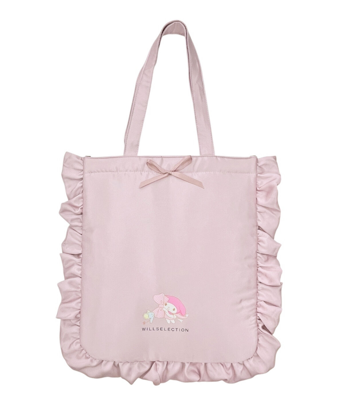 WILLSELECTION「WILLSELECTION&times;マイメロディ＆クロミ サテンフリルトートバッグ」|トートバッグ|