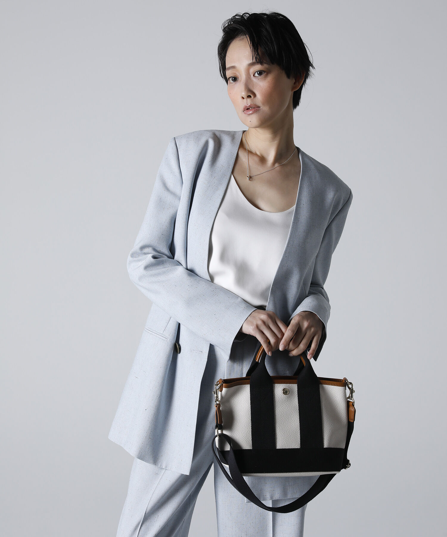 TOPKAPI BREATH「【Breath TOPKAPI】SCOTCH GRAIN スコッチグレイン ショルダー付き ミニ トートバッグ SS」|ショルダー・メッセンジャー|