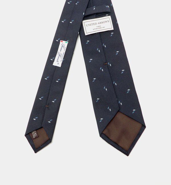 UNITED ARROWS「スモールリーフ ジャガード ネクタイ」|ネクタイ・蝶ネクタイ|