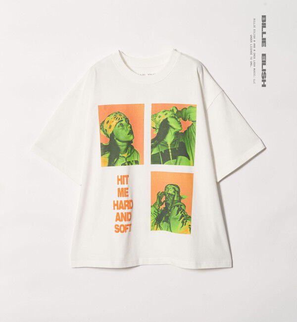 UNITED ARROWS green label relaxing「【別注】＜Bravado＞ビリー・アイリッシュ「HIT ME HARD AND SOFT」Tシャツ」|Tシャツ・カットソー|WHITE