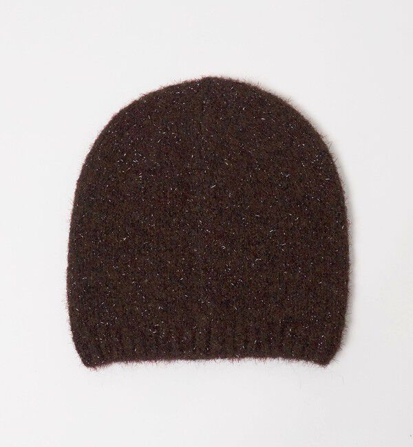 EMMEL REFINES「＜CONTROL FREAK＞ラメ ニット キャップ＜ Select by EMMEL REFINES ＞」|ハット|DK.BROWN