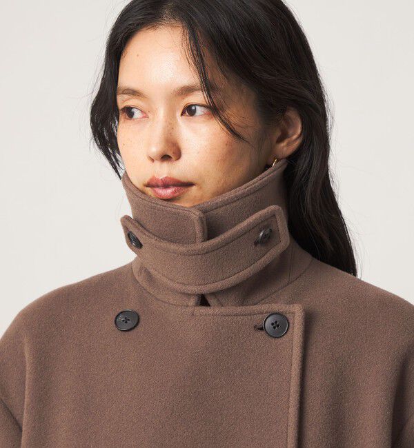 UNITED ARROWS green label relaxing「CANGIOLI W ステンカラー コート」|ステンカラーコート|