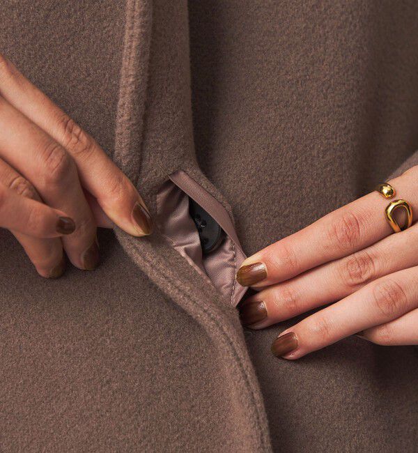 UNITED ARROWS green label relaxing「CANGIOLI W ステンカラー コート」|ステンカラーコート|