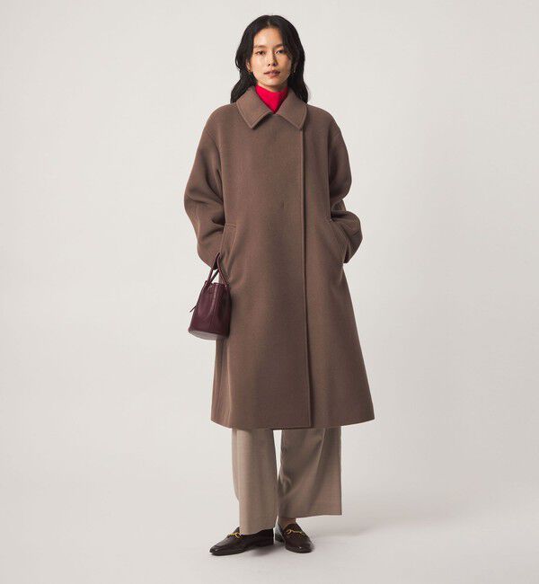 UNITED ARROWS green label relaxing「CANGIOLI W ステンカラー コート」|ステンカラーコート|