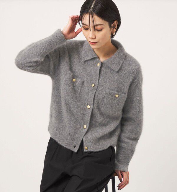 UNITED ARROWS green label relaxing「【結論シリーズ】凛とヘアリーカーデ」|カーディガン|