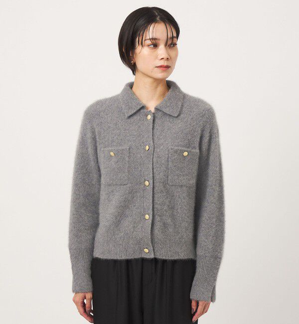 UNITED ARROWS green label relaxing「【結論シリーズ】凛とヘアリーカーデ」|カーディガン|