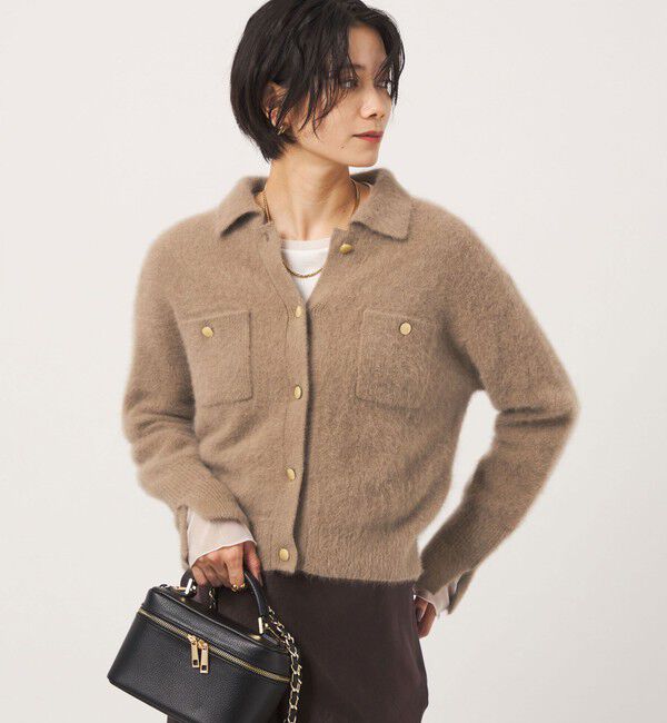 UNITED ARROWS green label relaxing「【結論シリーズ】凛とヘアリーカーデ」|カーディガン|