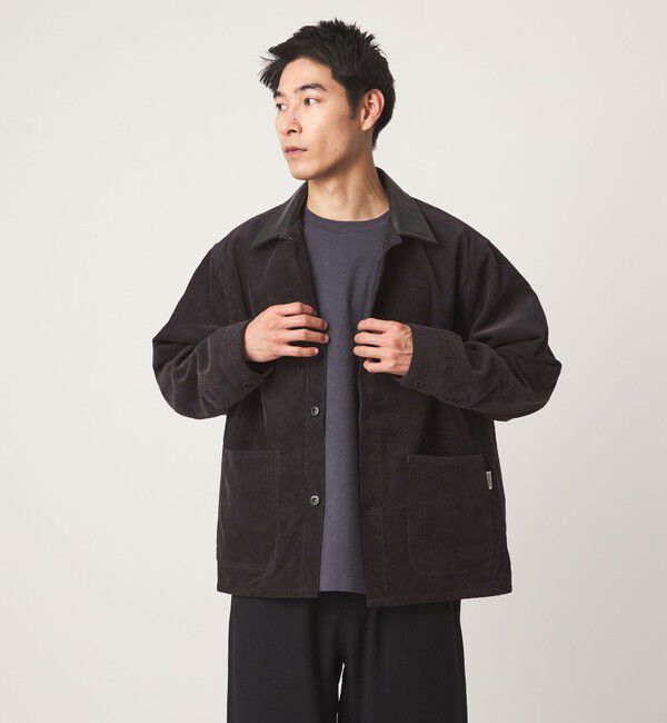 UNITED ARROWS green label relaxing「【別注】＜UNIVERSAL OVERALL＞GLR コーデュロイ カバーオール ジャケット」|ブルゾン・スタジャン|