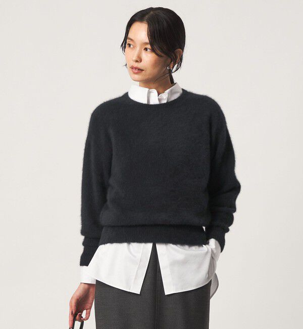 UNITED ARROWS green label relaxing「ヘアリー ニット プルオーバー」|ニット・セーター|