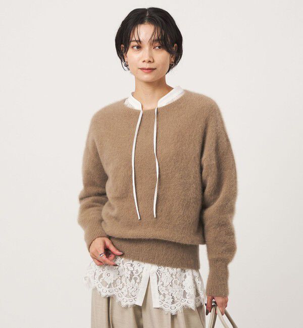 UNITED ARROWS green label relaxing「ヘアリー ニット プルオーバー」|ニット・セーター|