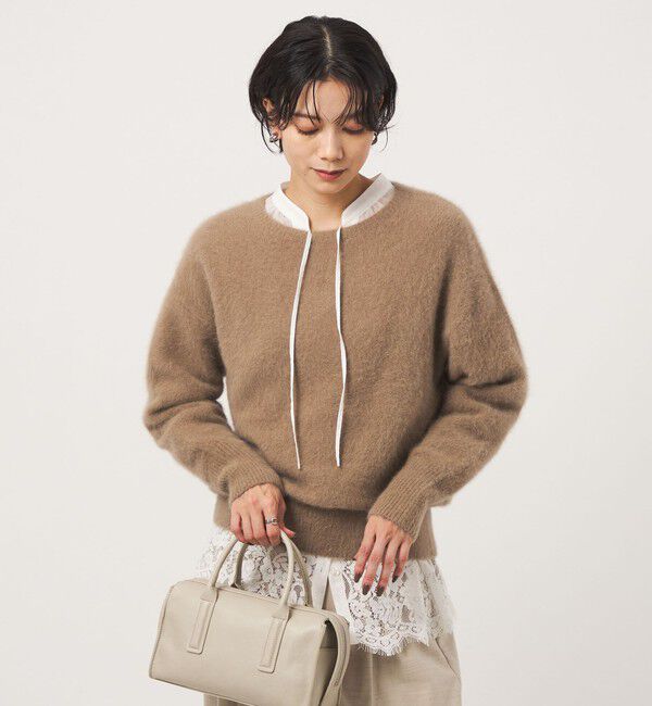 UNITED ARROWS green label relaxing「ヘアリー ニット プルオーバー」|ニット・セーター|