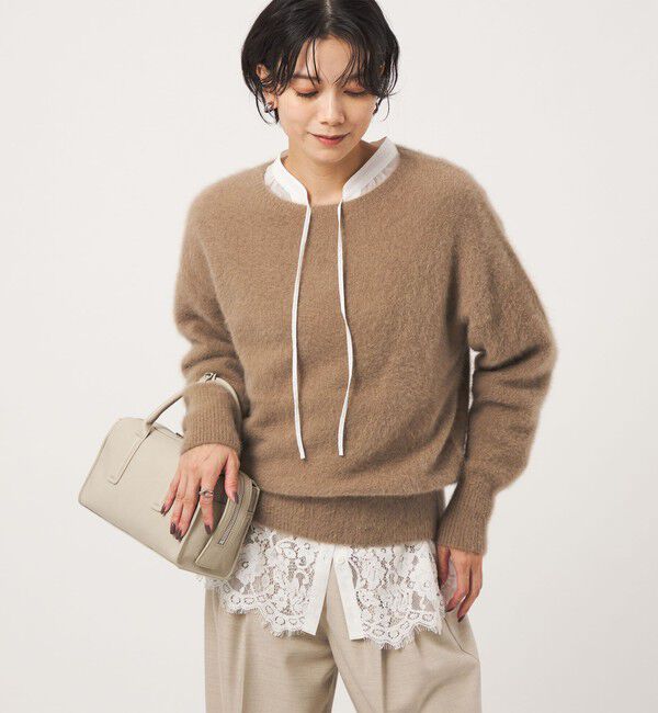 UNITED ARROWS green label relaxing「ヘアリー ニット プルオーバー」|ニット・セーター|