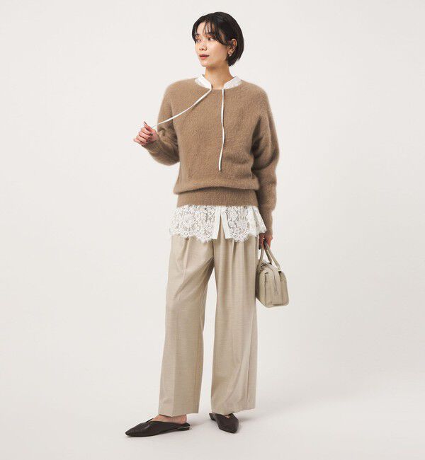 UNITED ARROWS green label relaxing「ヘアリー ニット プルオーバー」|ニット・セーター|
