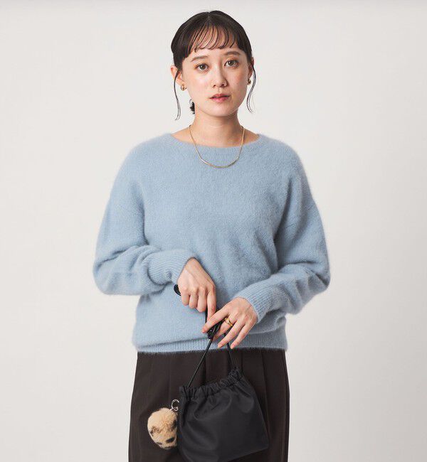 UNITED ARROWS green label relaxing「ヘアリー ニット プルオーバー」|ニット・セーター|