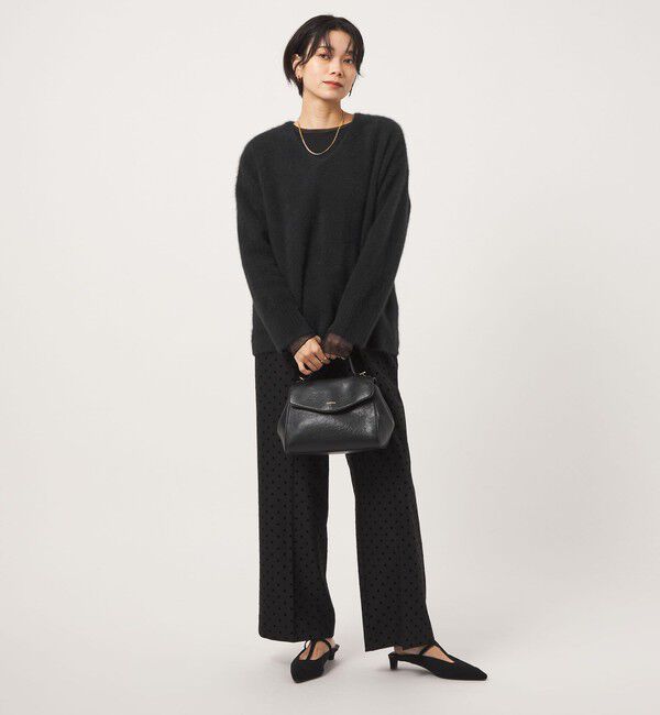 UNITED ARROWS green label relaxing「ヘアリー Vネック ニット プルオーバー」|ニット・セーター|