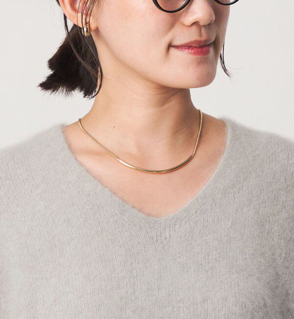 UNITED ARROWS green label relaxing「ヘアリー Vネック ニット プルオーバー」|ニット・セーター|
