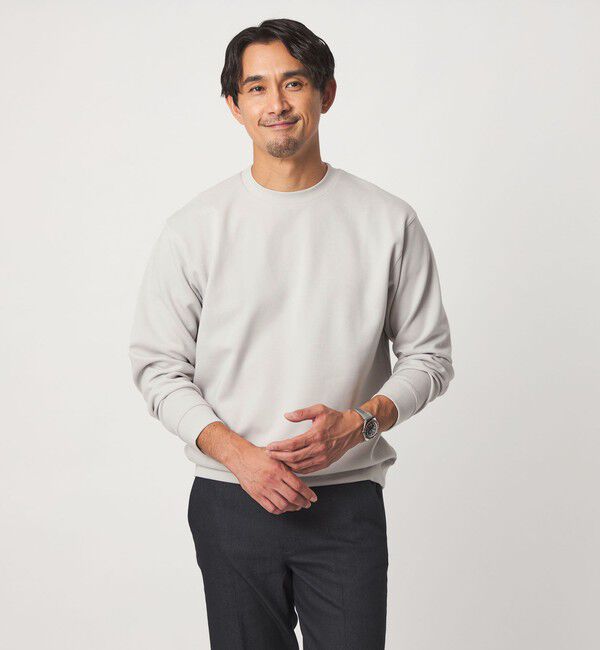 UNITED ARROWS green label relaxing「【WEB限定】JUST fit デイリー ダンボール クルーネック スウェット」|スウェット・ジャージ|