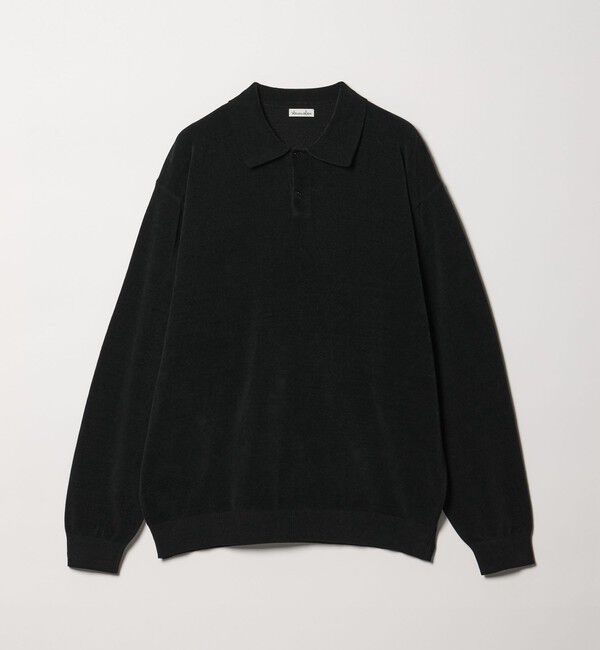 STEVEN ALAN「＜Steven Alan＞ マッシュコットン 2B ポロシャツ」|ニット・セーター|DK.GRAY