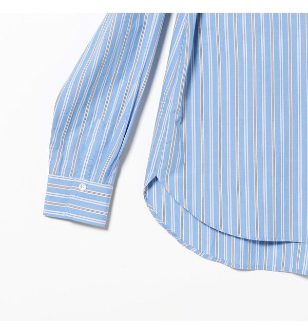 Ray BEAMS 「ストライプ レギュラーカラー ビッグ シャツ」|シャツ・ブラウス|