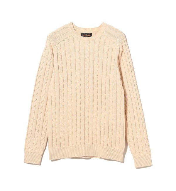 BEAMS PLUS「Crew Cable」|ニット・セーター|