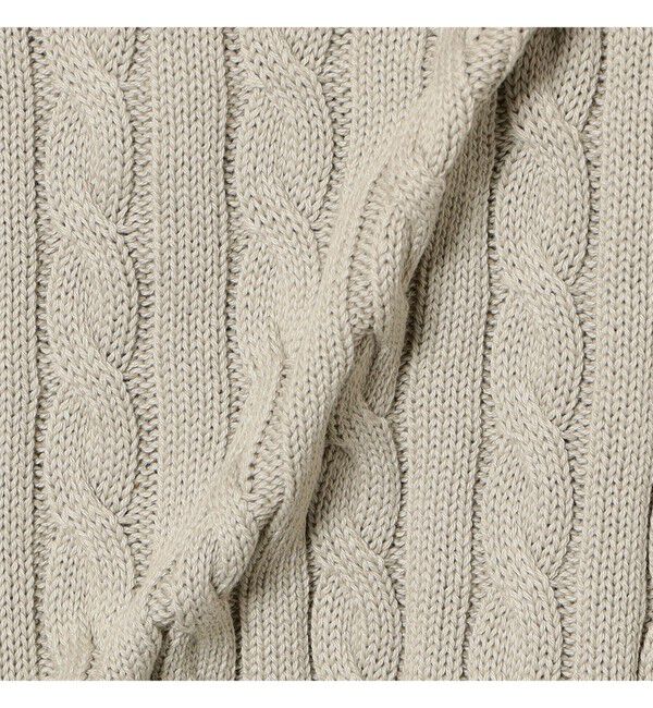 BEAMS PLUS「V-Neck Vest Cable」|ニット・セーター|