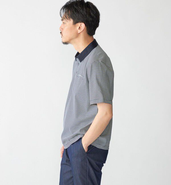 SHIPS「SHIPS: 〈接触冷感 / 抗菌防臭機能〉クールタッチ スムース ポロシャツ」|Tシャツ・カットソー|