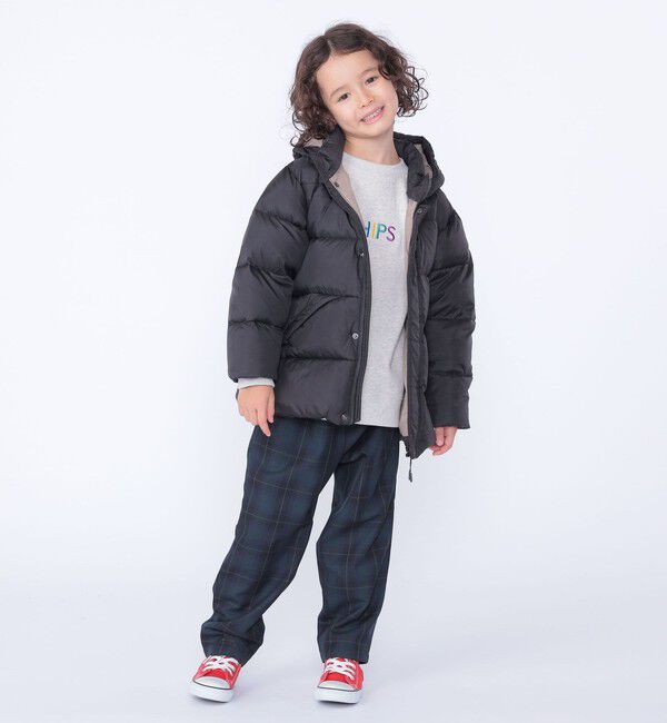 SHIPS KIDS「SHIPS KIDS:100～130cm /セレモニー チェック タック パンツ」|スラックス|