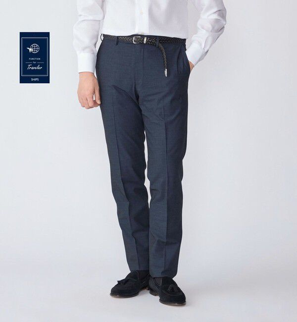 SHIPS「SHIPS:〈手洗い可能〉INFITEX 2WAY ストレッチ スラックス」|スラックス|