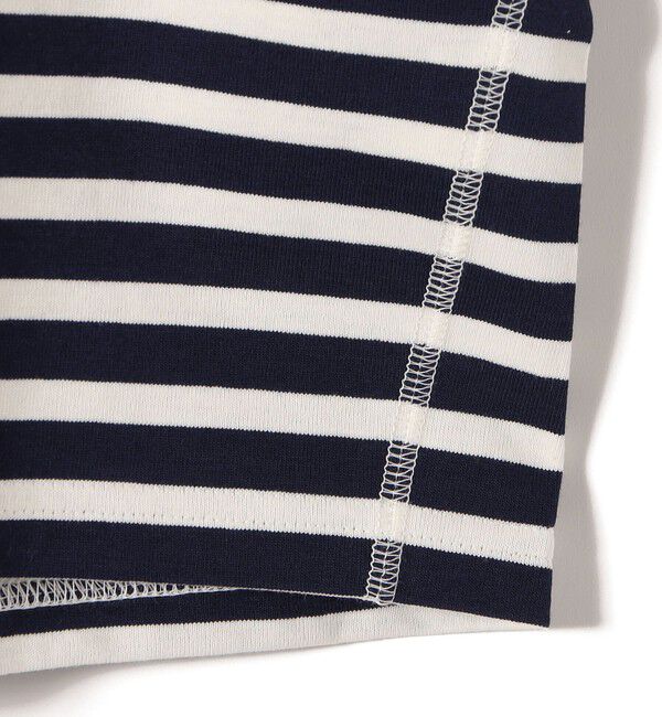 SHIPS for women「SHIPS Primary Navy Label:コットン 天竺 ハーフ スリーブ TEE」|Tシャツ・カットソー|