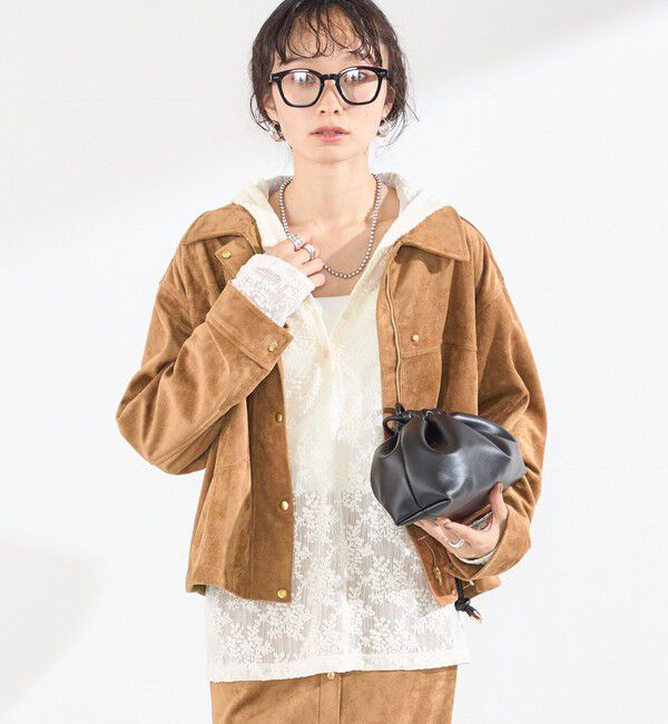 SHIPS Colors 「〈手洗い可能〉カットジャカード フーディー トップス」|Tシャツ・カットソー|