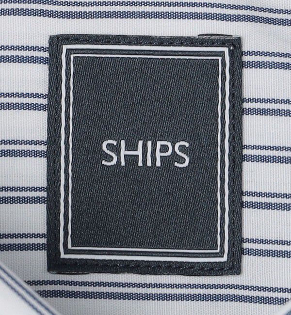 SHIPS「MADE IN JAPAN トラック ストライプ イタリアン ボタンダウン シャツ」|シャツ・ブラウス|