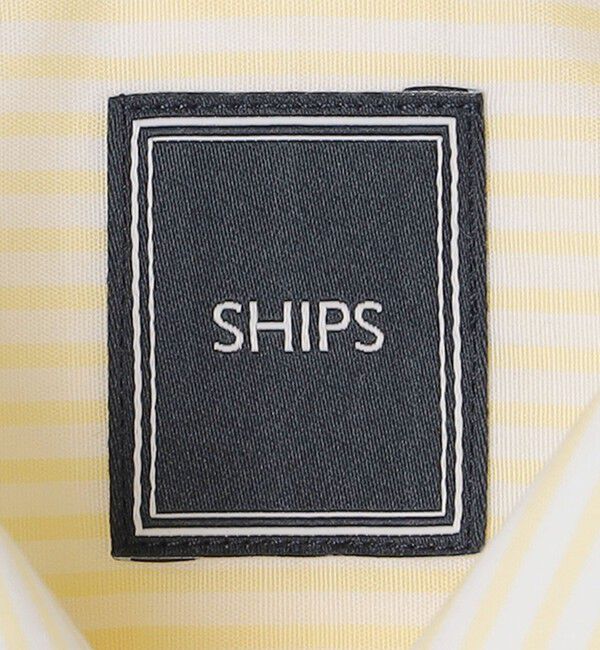 SHIPS「MADE IN JAPAN ロンドン ストライプ ワイドカラー シャツ」|シャツ・ブラウス|
