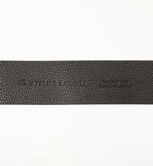 TOMORROWLAND GOODS「ATELIER AMBOISE WIDE スクエアバックル レザーベルト」|ベルト|