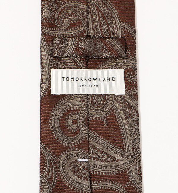 TOMORROWLAND GOODS「TOMORROWLAND シルク ビッグペイズリージャカードネクタイ」|ネクタイ・蝶ネクタイ|