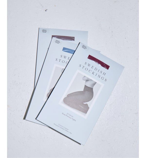  「SWEDISH STOCKINGS Svea Dusty Blue SST-PRH019：ストッキング」|タイツ・ストッキング|