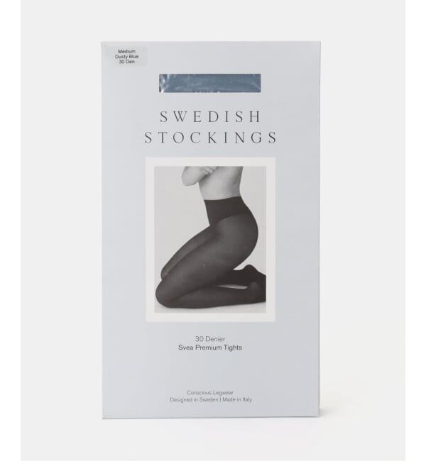  「SWEDISH STOCKINGS Svea Dusty Blue SST-PRH019：ストッキング」|タイツ・ストッキング|
