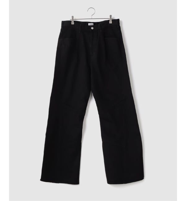 JOINT WORKS「JIEDA / ジエダ ENGINEERED DRAPING FLARE DENIM」|デニム|ブラック