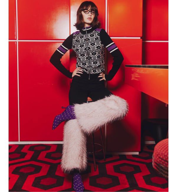 JOINT WORKS「anna sui nyc / アナスイエヌワイシー スキーニットブルゾン」|ニット・セーター|