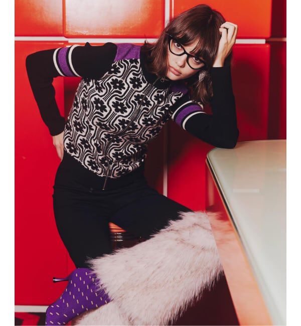 JOINT WORKS「anna sui nyc / アナスイエヌワイシー スキーニットブルゾン」|ニット・セーター|