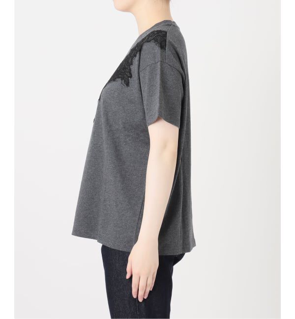 SLOBE IENA「アイラッシュレースTシャツ」|Tシャツ・カットソー|