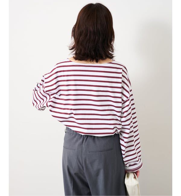 SLOBE IENA「《追加》LE MINOR/ルミノア SLOBE別注 ビッグボーダロンTEE」|Tシャツ・カットソー|