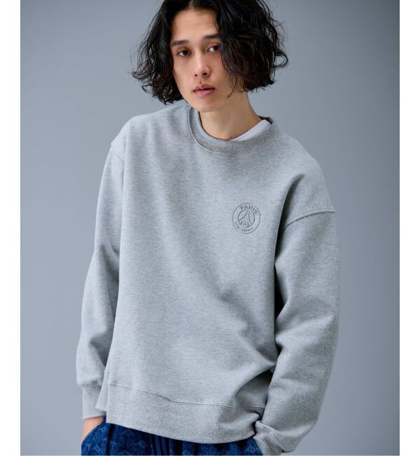 Paris Saint-Germain「【Paris Saint-Germain / パリ・サン＝ジェルマン】 JP DUAL LAYER CREW」|スウェット・ジャージ|グレーB