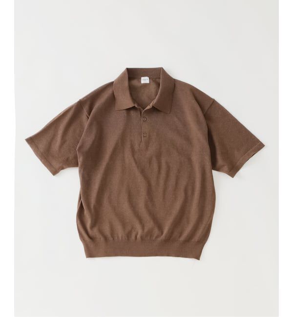 EDIFICE「LINEN LUXE ニット ポロ」|ポロシャツ|
