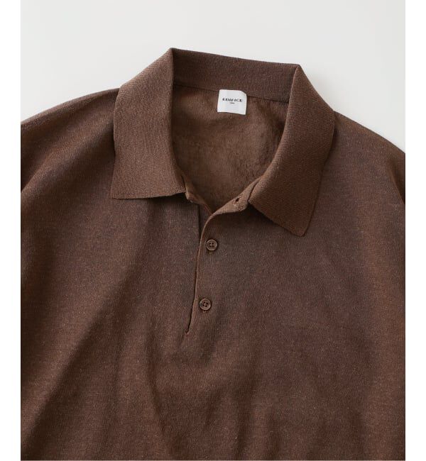 EDIFICE「LINEN LUXE ニット ポロ」|ポロシャツ|
