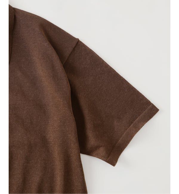 EDIFICE「LINEN LUXE ニット ポロ」|ポロシャツ|